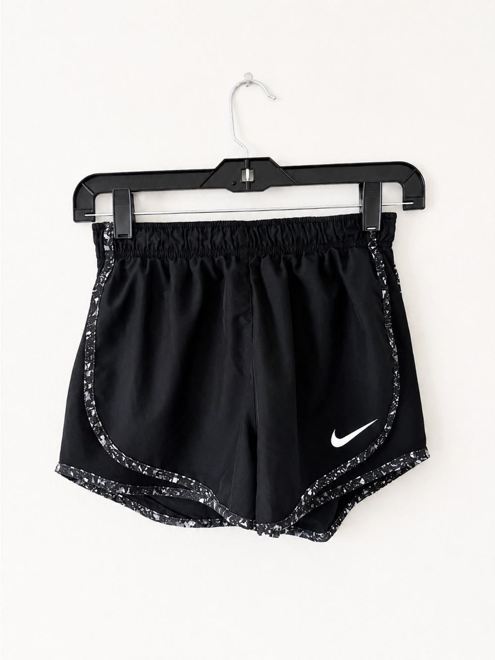 Nike Dri-FIT Running Shorts Women’s XS Black Speckled Trim